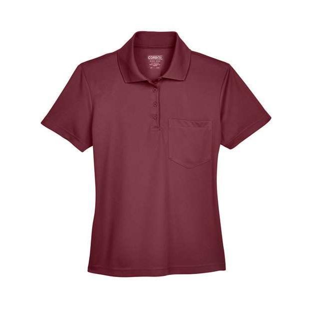 CORE365 Women's Origin Performance Piqué Polo with Pocket