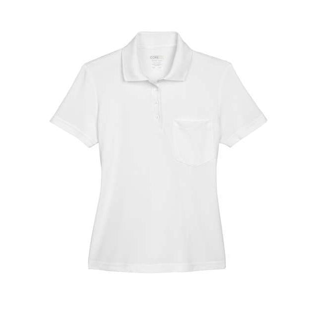 CORE365 Women's Origin Performance Piqué Polo with Pocket