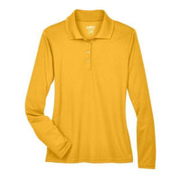 CORE365 Women's Pinnacle Performance Long Sleeve Piqué Polo