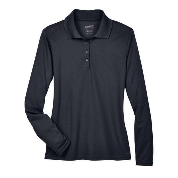 CORE365 Women's Pinnacle Performance Long Sleeve Piqué Polo
