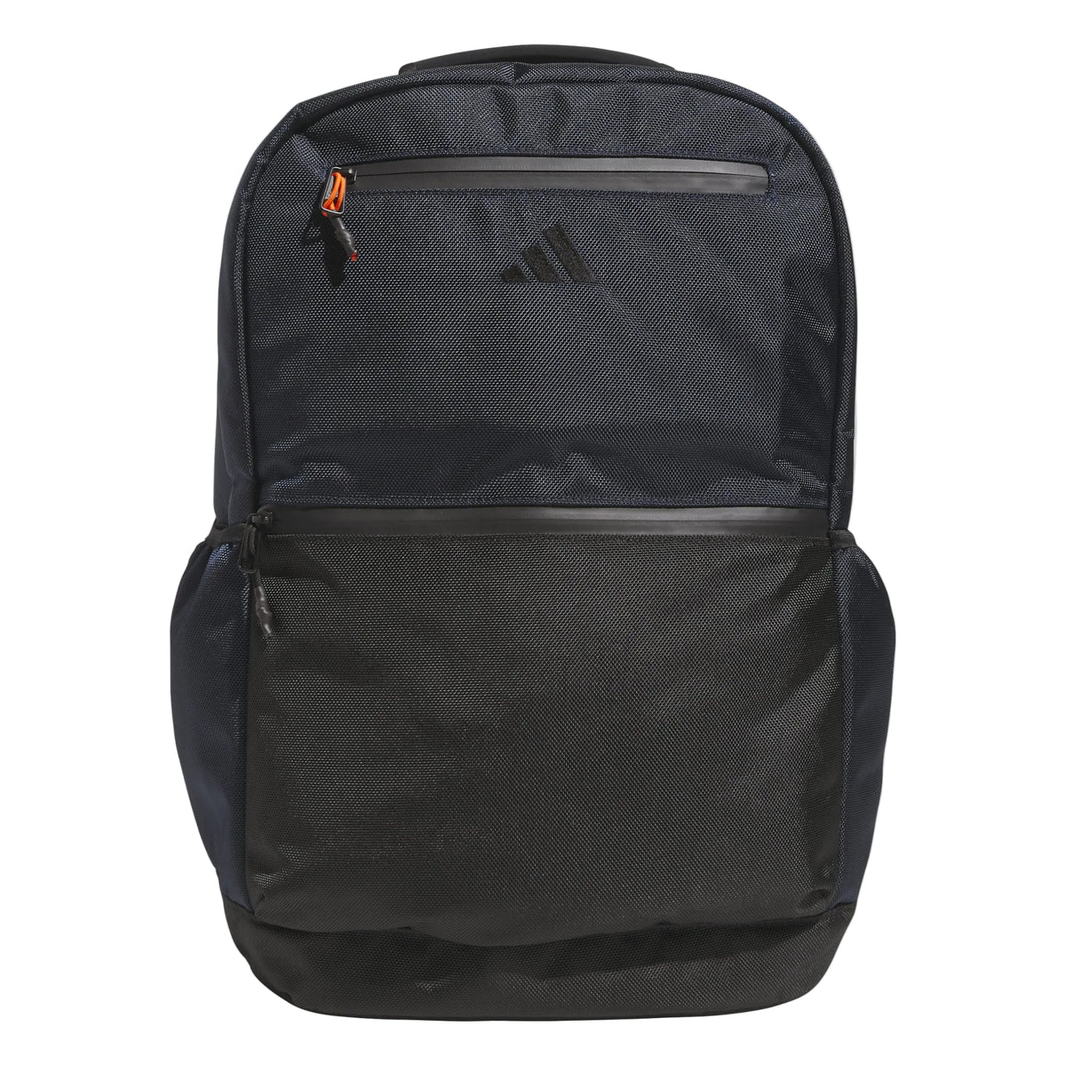 adidas custom backpacks Airplane Embroidered Backpack fits most 15 laptops Front zipper compartment with organization pockets Side mesh pockets Padded mesh back for ventilation Quick grab handle on top Price shown is for a single embroidered item with a 6000 stitch logo. adidas Excel 7 Backpack -