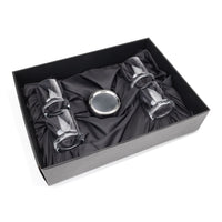 Custom Logo Baldoni Coasters & Fairway On-the-Rocks Set