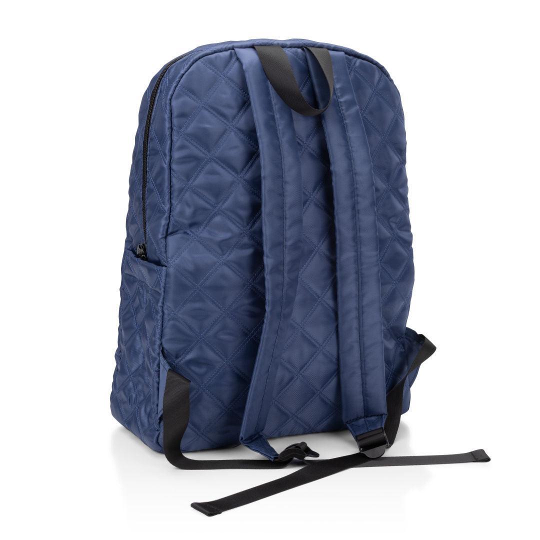 Custom Logo Eiffel Quilted Pattern Backpack