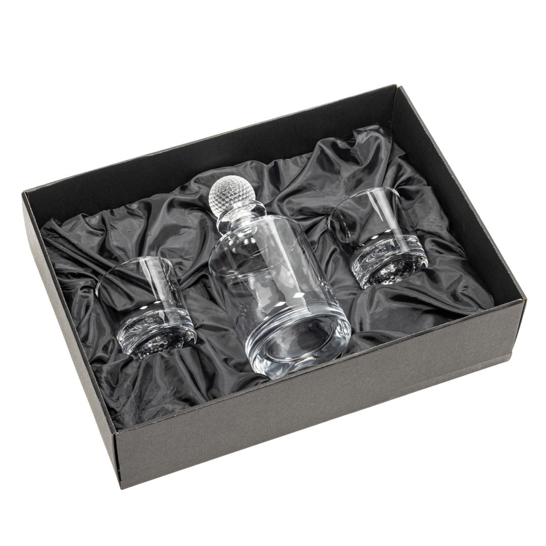 Custom Logo Fairway Golf Decanter Set