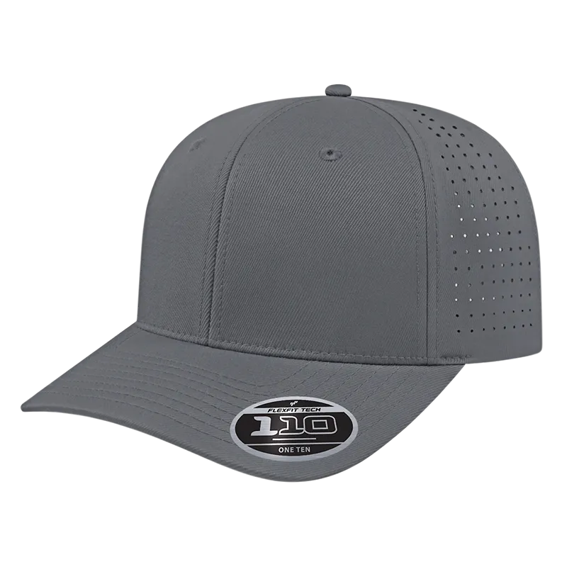 Custom Logo Flexfit 110® Perforated Performance Snap Back Cap