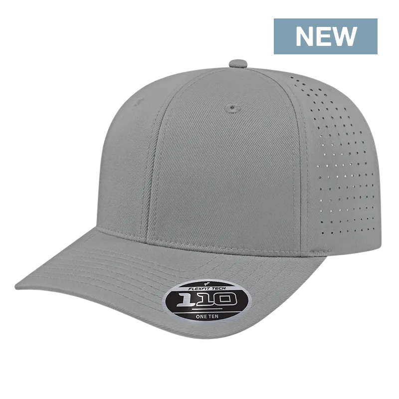 Custom Logo Flexfit 110® Perforated Performance Snap Back Cap