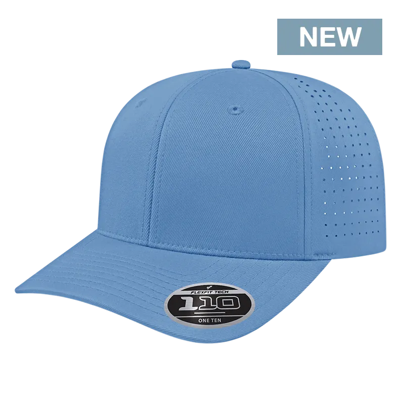Custom Logo Flexfit 110® Perforated Performance Snap Back Cap
