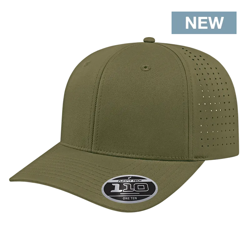 Custom Logo Flexfit 110® Perforated Performance Snap Back Cap