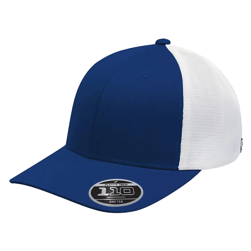 Custom Logo Flexfit 110® Poly/Cotton Blend Performance Mesh Back Cap