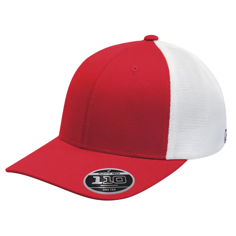 Custom Logo Flexfit 110® Poly/Cotton Blend Performance Mesh Back Cap