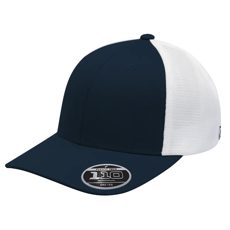 Custom Logo Flexfit 110® Poly/Cotton Blend Performance Mesh Back Cap