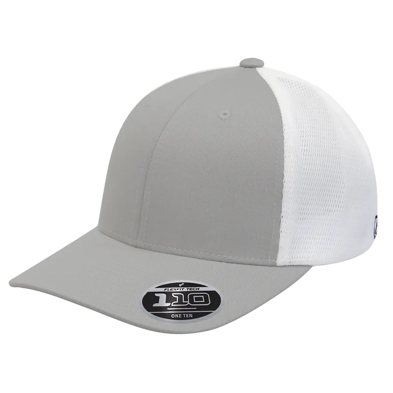 Custom Logo Flexfit 110® Poly/Cotton Blend Performance Mesh Back Cap