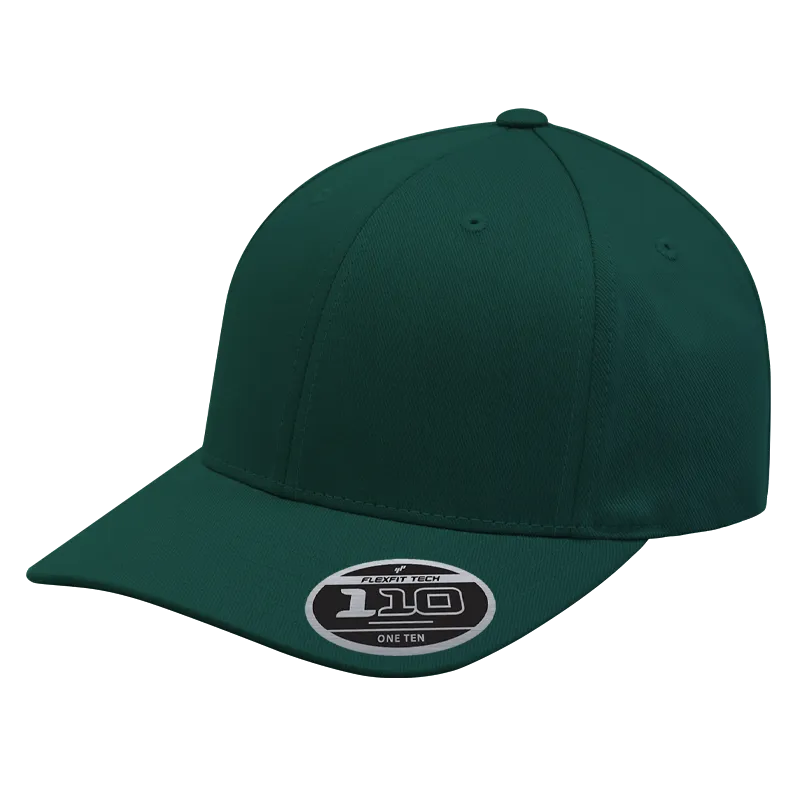 Custom Logo Flexfit 110® Poly/Cotton Blend Performance Snap Back Cap