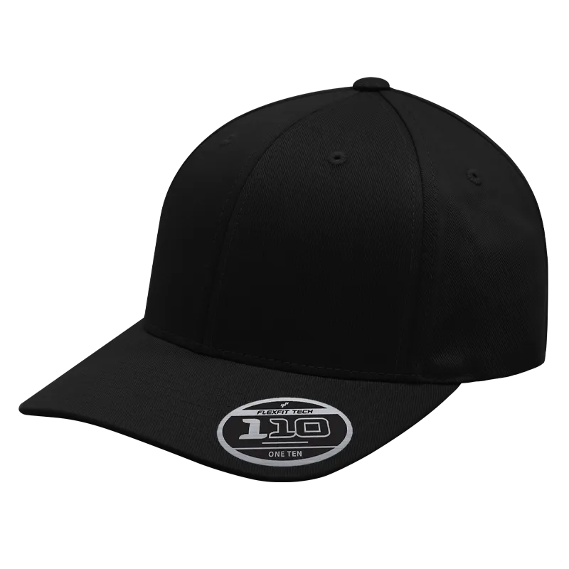 Custom Logo Flexfit 110® Poly/Cotton Blend Performance Snap Back Cap