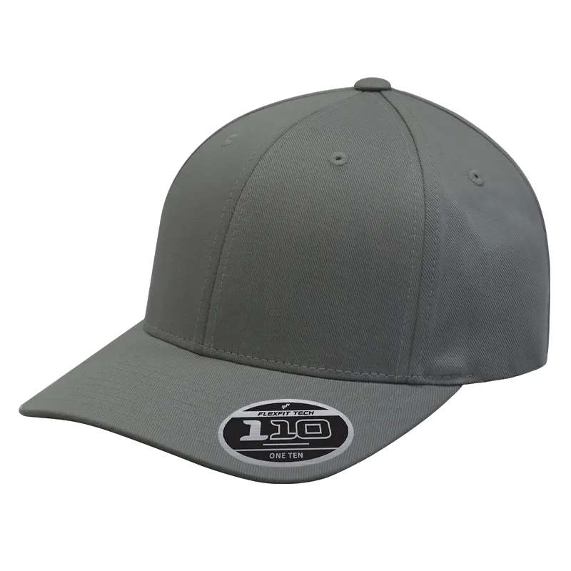 Custom Logo Flexfit 110® Poly/Cotton Blend Performance Snap Back Cap