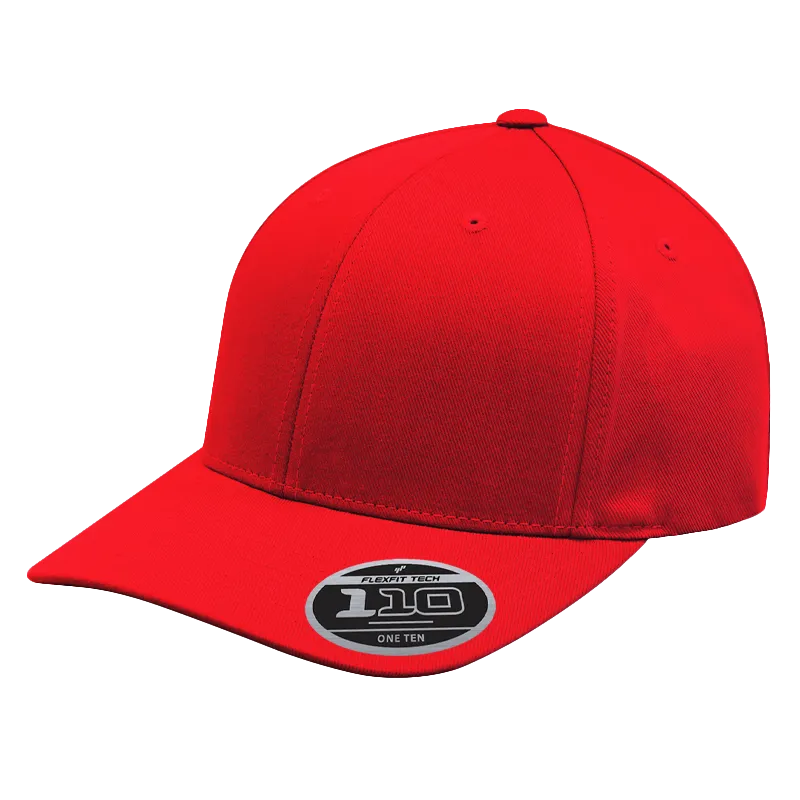 Custom Logo Flexfit 110® Poly/Cotton Blend Performance Snap Back Cap