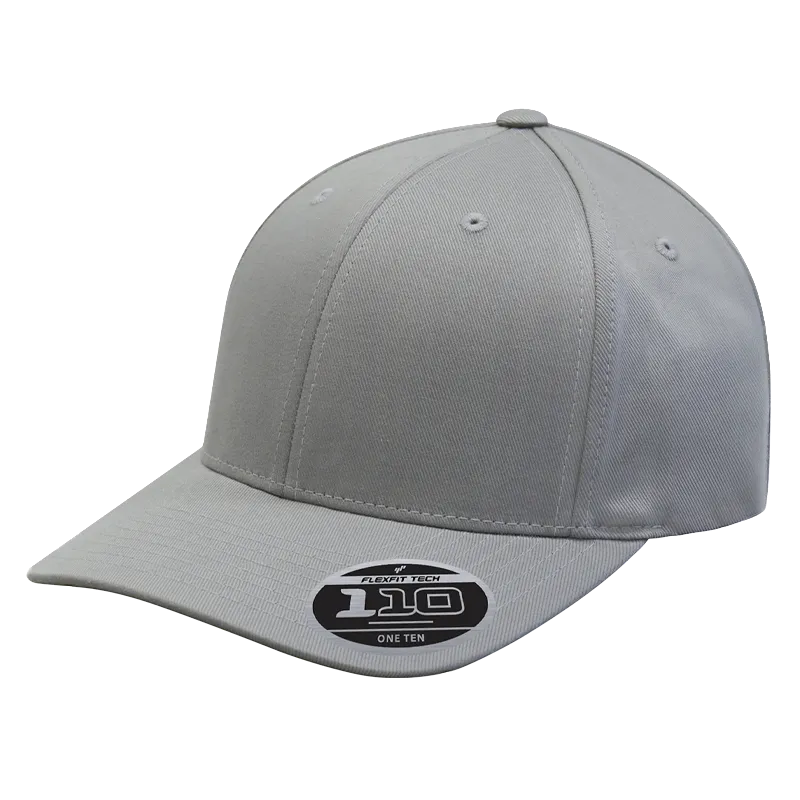 Custom Logo Flexfit 110® Poly/Cotton Blend Performance Snap Back Cap