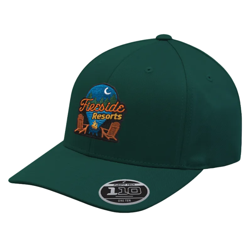 Custom Logo Flexfit 110® Poly/Cotton Blend Performance Snap Back Cap