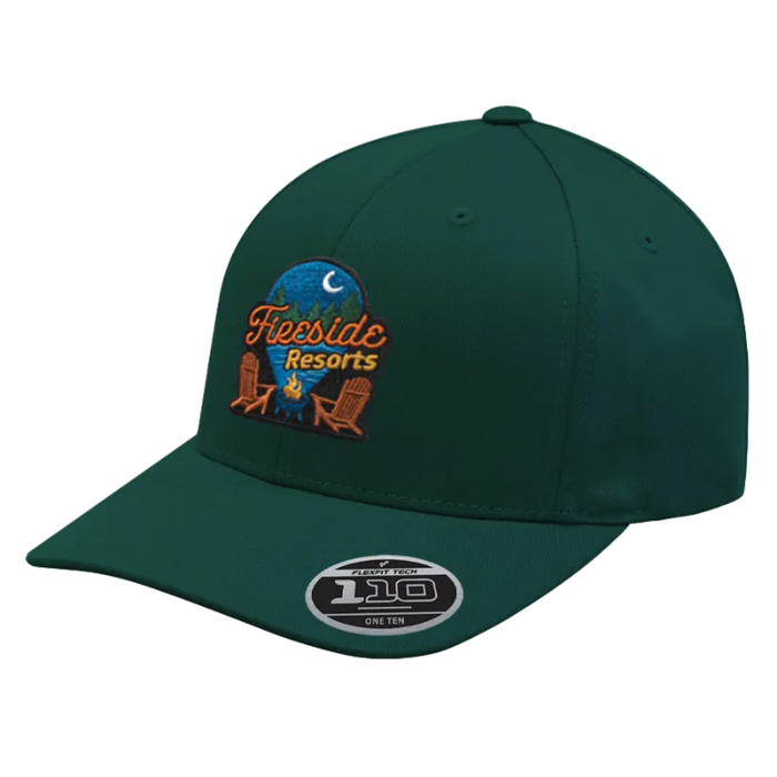 Custom Logo Flexfit 110® Poly/Cotton Blend Performance Snap Back Cap