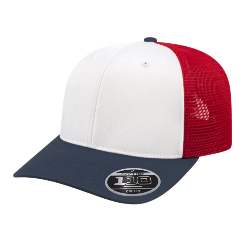 Custom Logo Flexfit 110® Trucker Mesh Back Cap