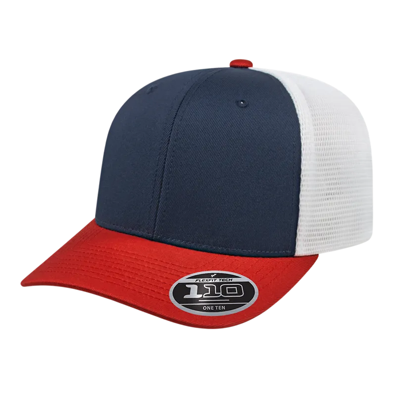 Custom Logo Flexfit 110® Trucker Mesh Back Cap