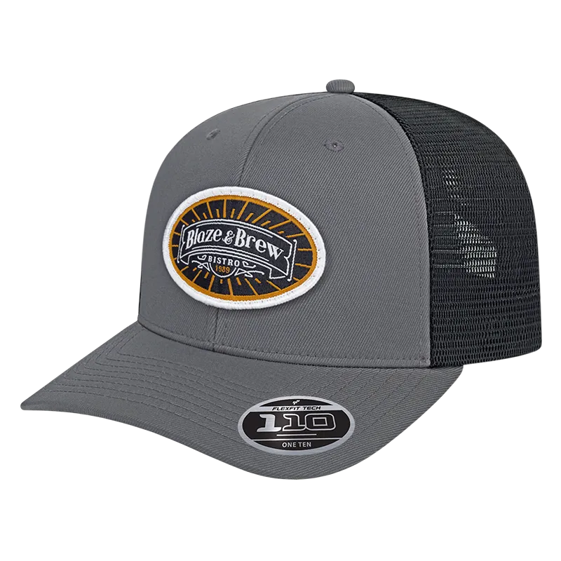 Custom Logo Flexfit 110® Trucker Mesh Back Cap