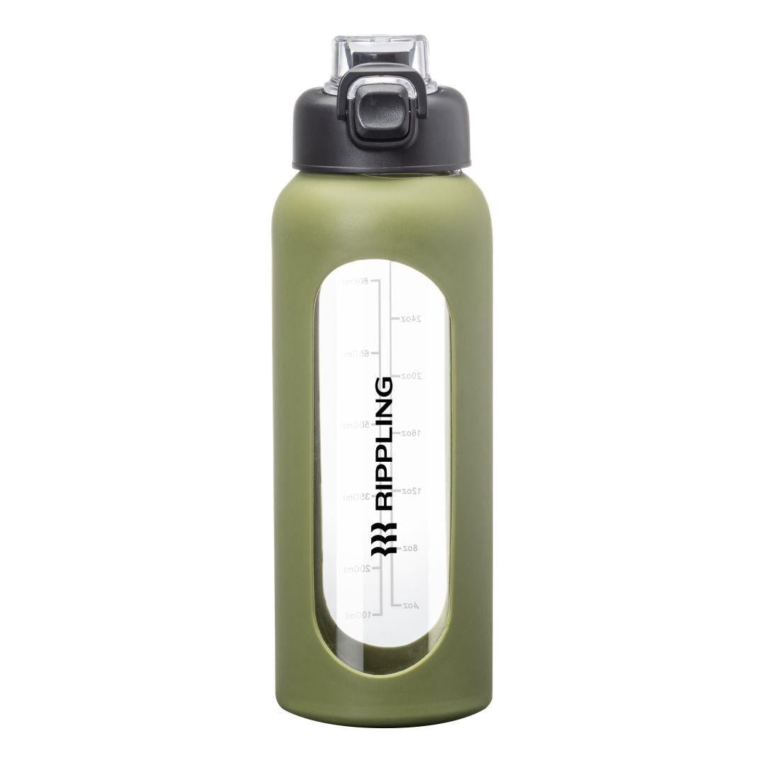 Custom Logo Glacia Glass Water Bottle - 32oz