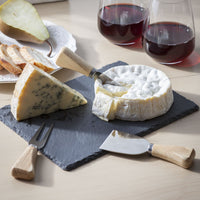 Custom Logo Maitre d' Slate Cheese Set - 4pc