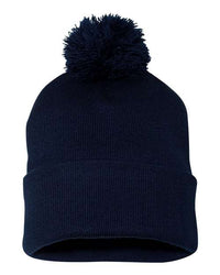 Custom Logo Pom-Pom Cuffed Beanie Toque