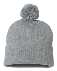 Custom Logo Pom-Pom Cuffed Beanie Toque