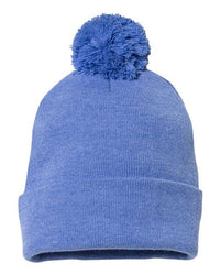 Custom Logo Pom-Pom Cuffed Beanie Toque