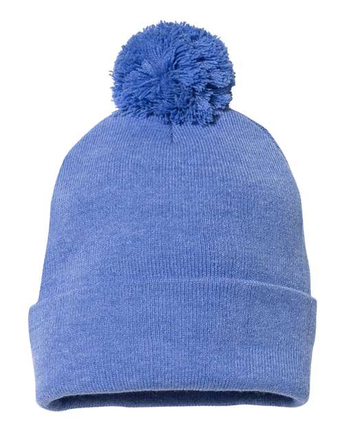 Custom Logo Pom-Pom Cuffed Beanie Toque