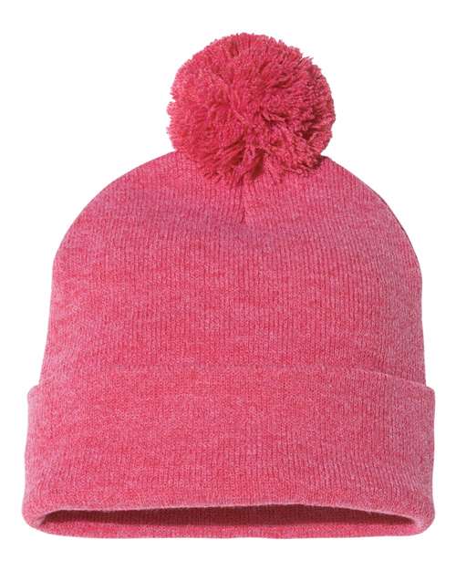 Custom Logo Pom-Pom Cuffed Beanie Toque