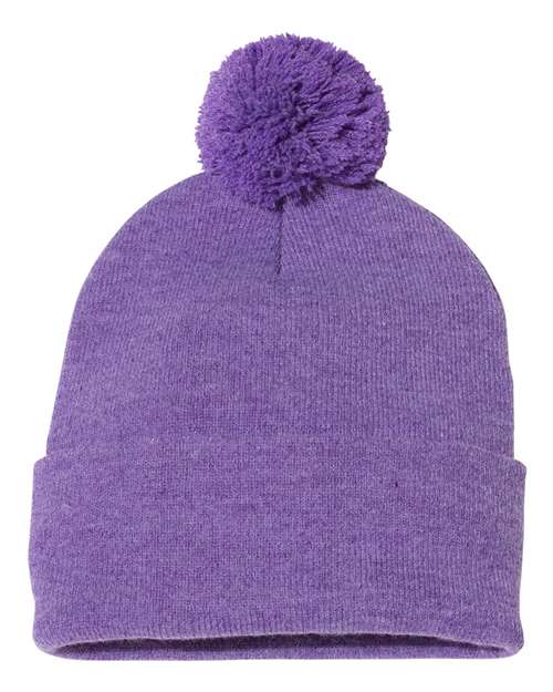 Custom Logo Pom-Pom Cuffed Beanie Toque