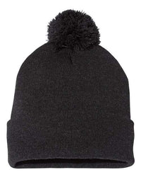 Custom Logo Pom-Pom Cuffed Beanie Toque