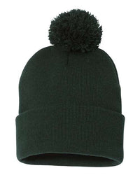 Custom Logo Pom-Pom Cuffed Beanie Toque
