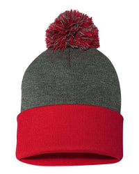 Custom Logo Pom-Pom Cuffed Beanie Toque
