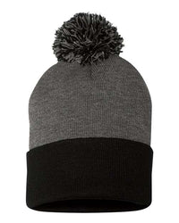 Custom Logo Pom-Pom Cuffed Beanie Toque