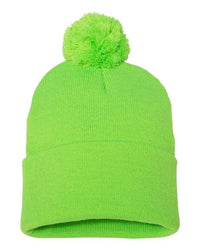 Custom Logo Pom-Pom Cuffed Beanie Toque