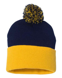 Custom Logo Pom-Pom Cuffed Beanie Toque