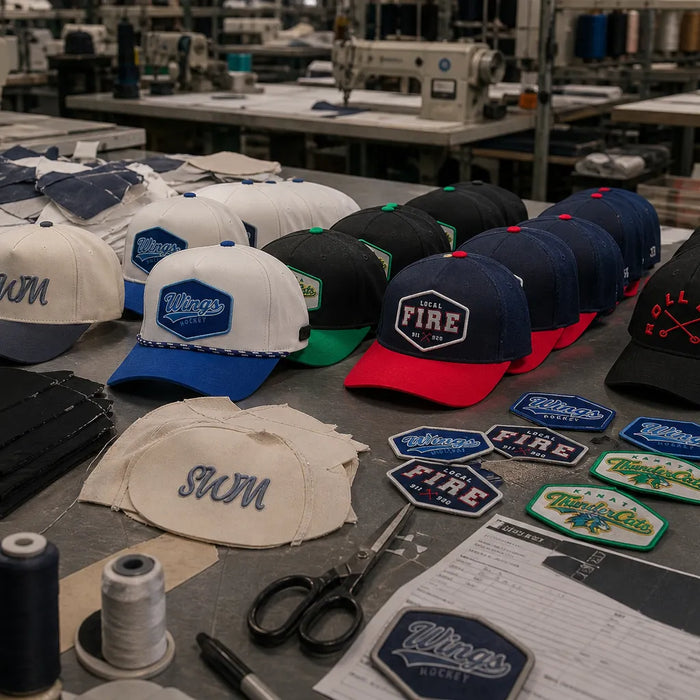 Custom Logo Premium Hats - Factory Built and Delivered