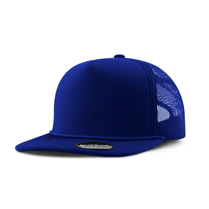 Custom Logo Traditional 5-Panel Foam Cap with Rope