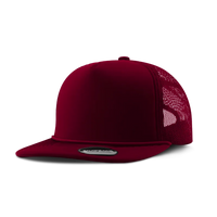 Custom Logo Traditional 5-Panel Foam Cap with Rope