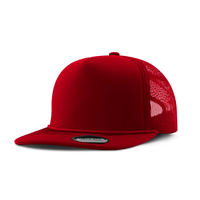 Custom Logo Traditional 5-Panel Foam Cap with Rope