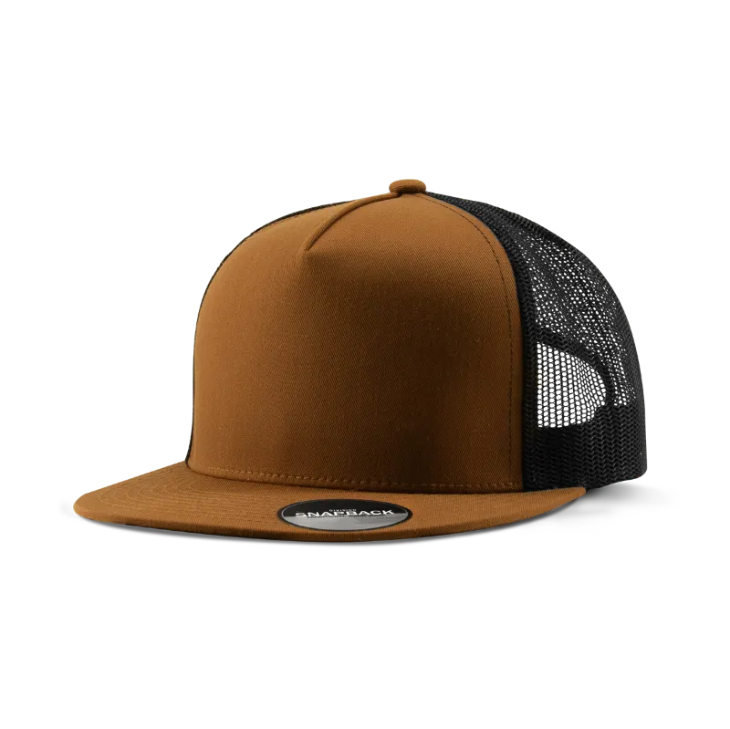 Custom Logo Traditional 5-Panel Pro Trucker Cap