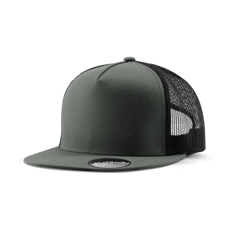 Custom Logo Traditional 5-Panel Pro Trucker Cap