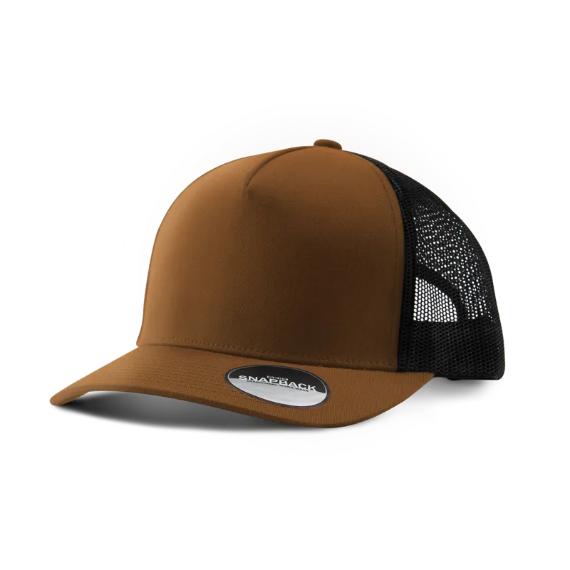 Custom Logo Traditional 5-panel Trucker Cap