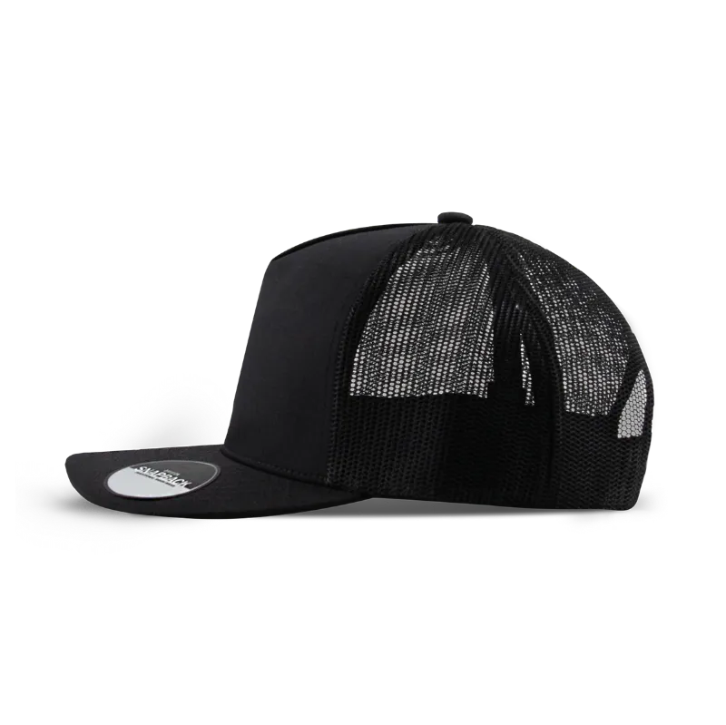 Custom Logo Traditional 5-panel Trucker Cap