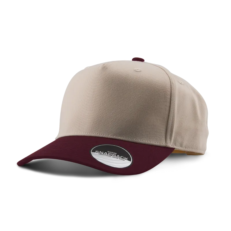 Custom Logo Traditional Division Combo 5-Panel Cap