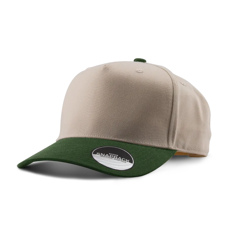 Custom Logo Traditional Division Combo 5-Panel Cap
